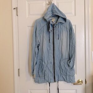 Forever 21 Denim Zip-Up Jacket